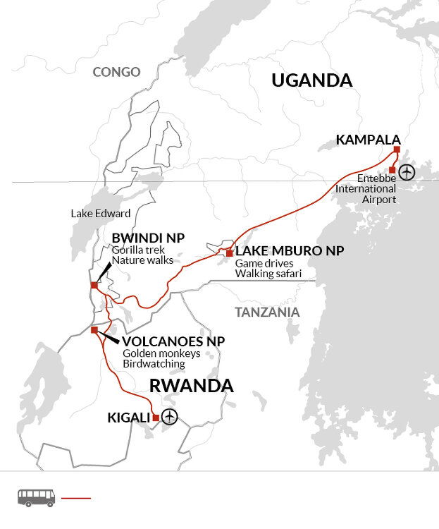 Uganda Rwanda Gorilla Discovery Explore 10 Days From Kampala To uganda-rwanda-gorilla-discovery-explore-10-days-from-kampala-to