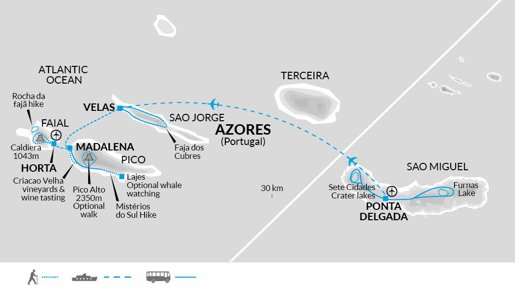 Walking in the Azores - Explore (14 Days From Ponta Delgada to Horta)