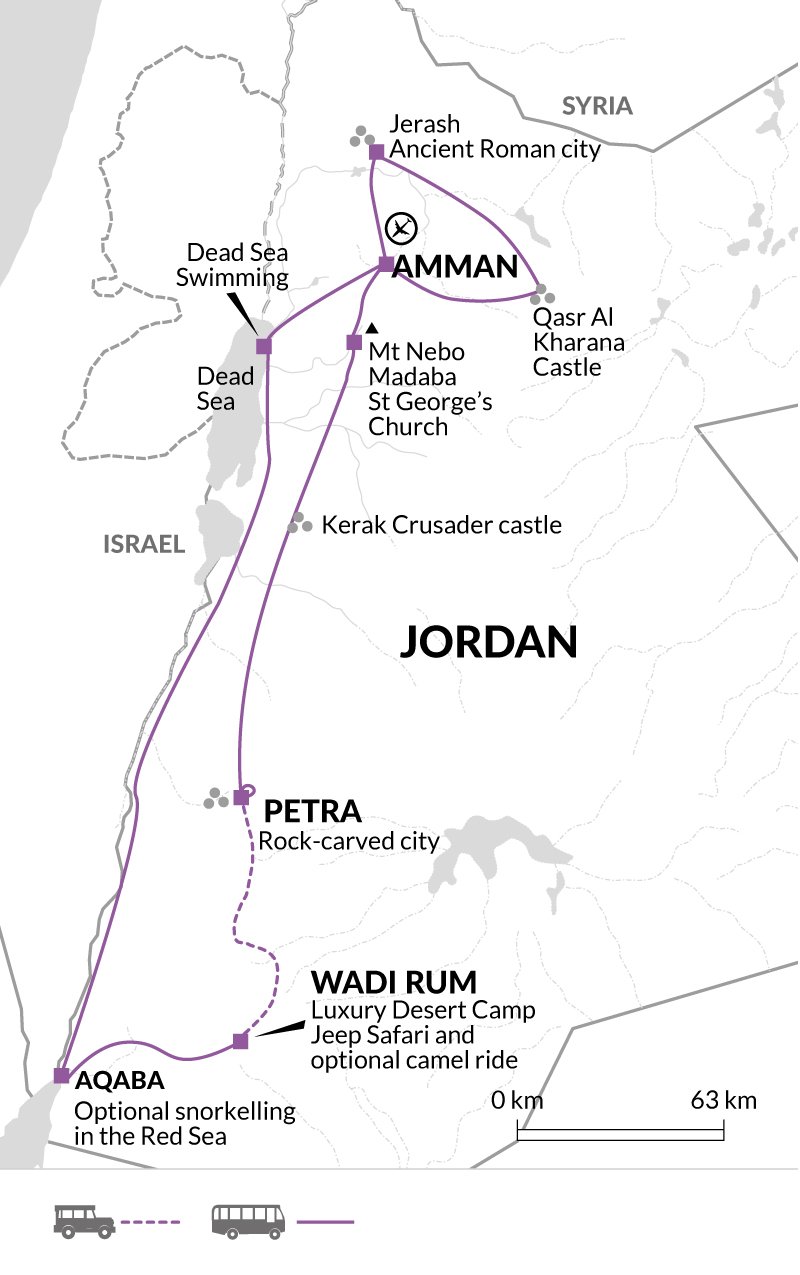 Treasures of Jordan - Explore (9 Days From Amman to Amman)