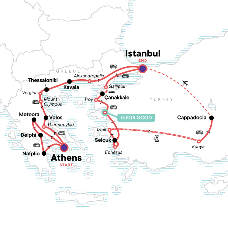 Classic Greece to Turkey Adventure - G Adventures (20 Days From Athens ...