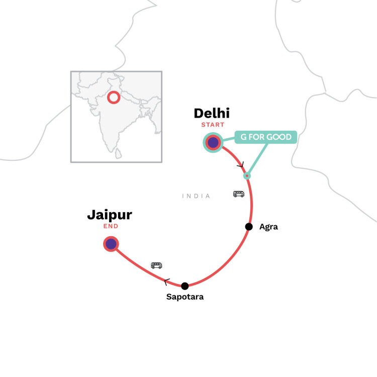 India: The Golden Triangle & Rural Rajasthan - G Adventures (8 Days ...