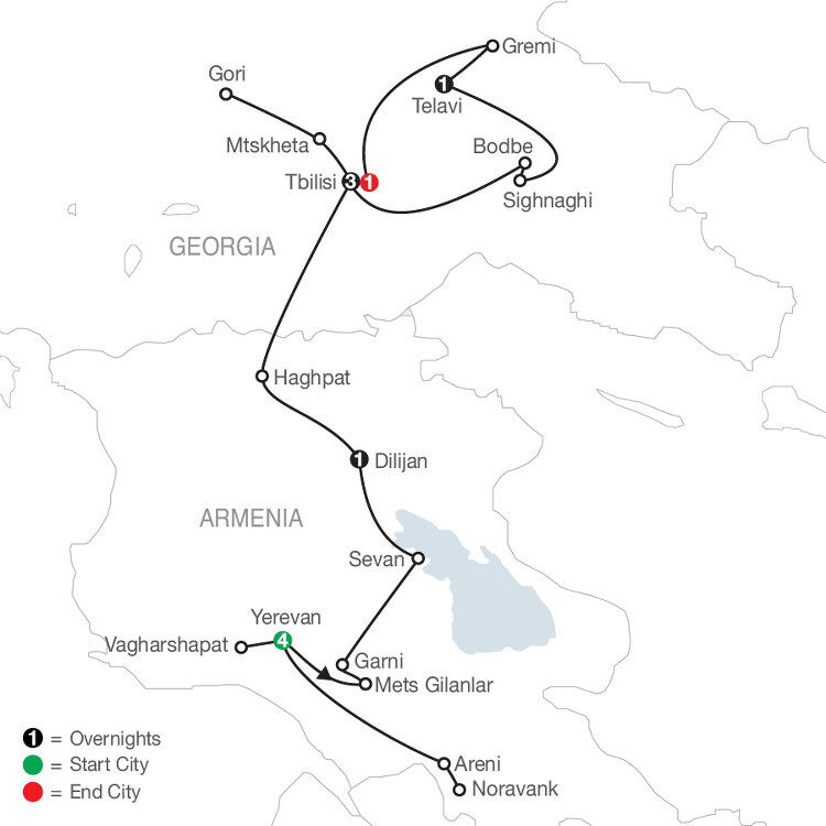 A Journey Through Time: Armenia & Georgia - Globus (11 Days From ...