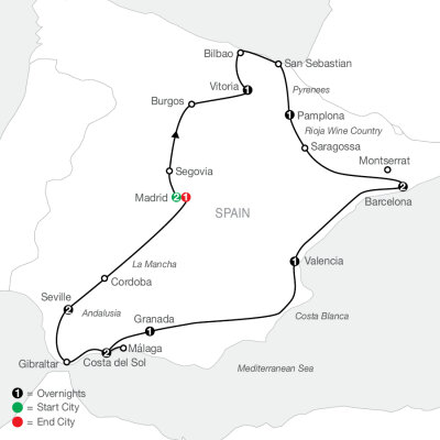 Globus Spain Tours - 2025 & 2026 Seasons