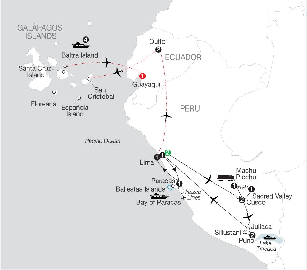 Legacy Of The Incas With Galapagos Cruise - Globus (19 Days From Lima ...