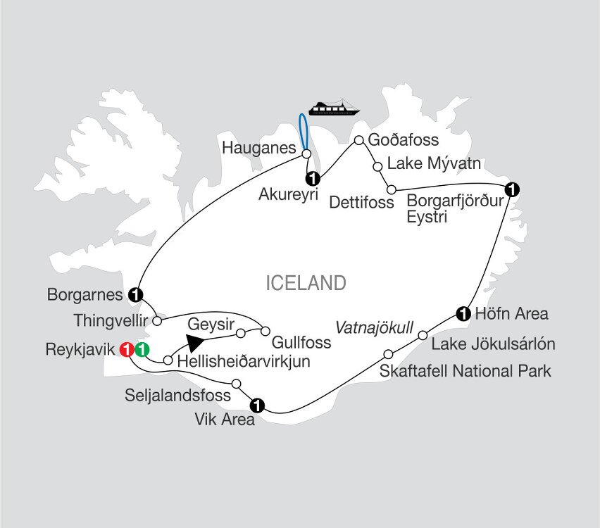 Iceland Adventure Globus (8 Days From Reykjavik to Reykjavik)