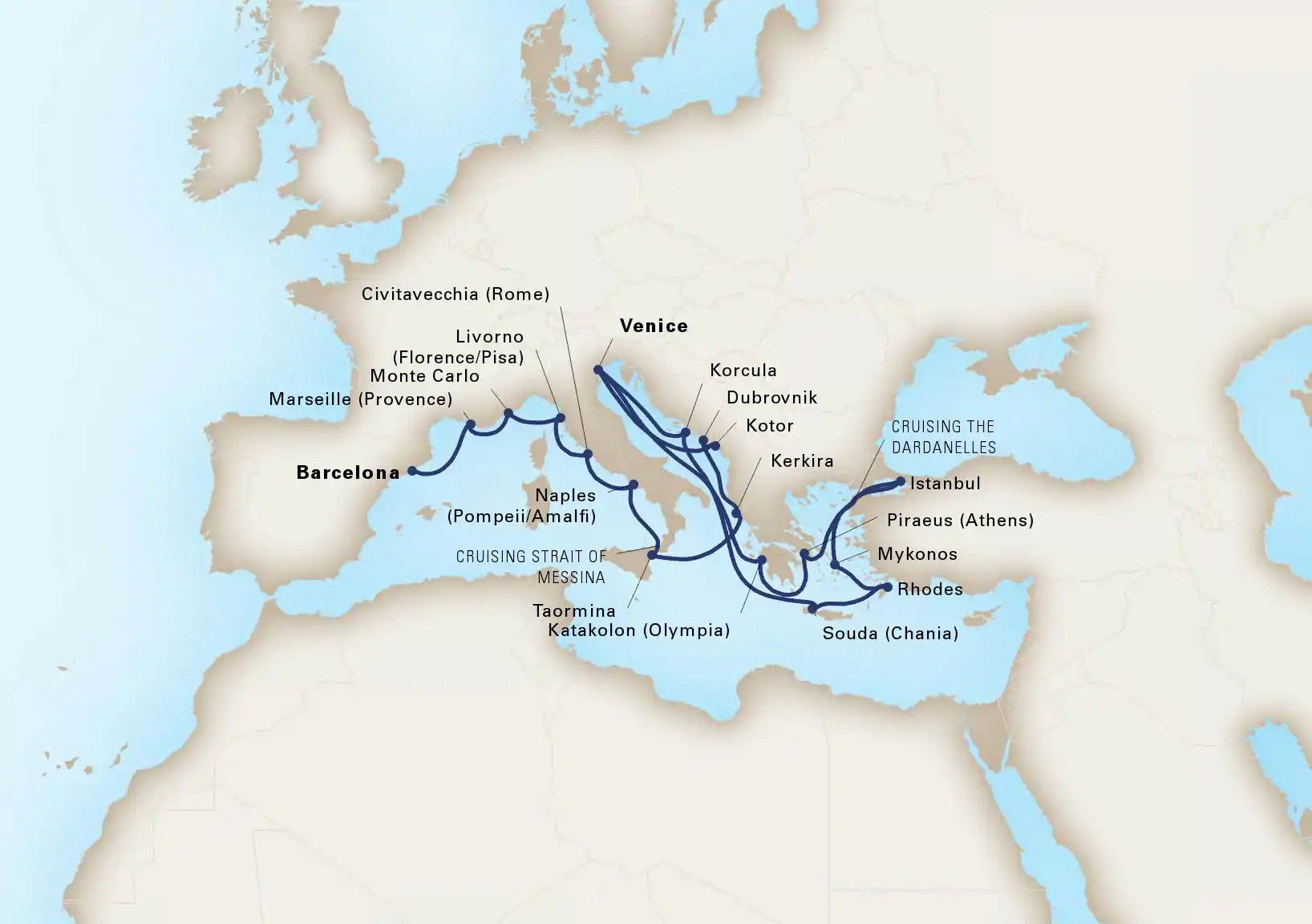 Mediterranean Tapestry & Mediterranean Empires - Holland America (24 