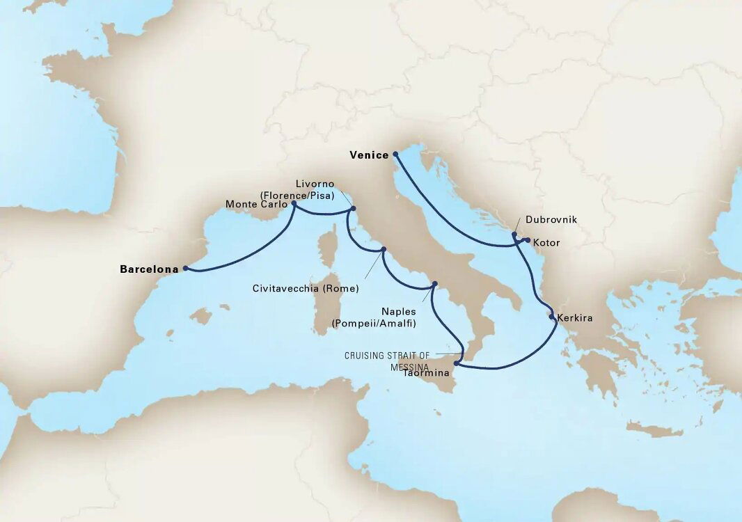 Holland America Mediterranean Cruises 2025