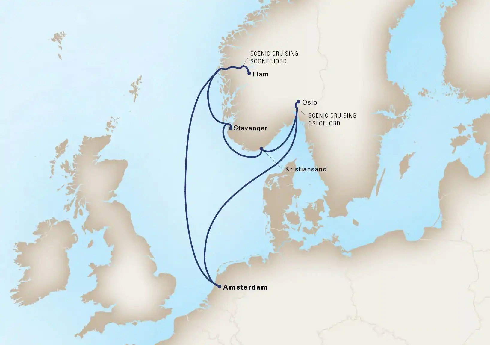 Viking Sagas - Holland America (7 Night Roundtrip Cruise from Amsterdam)