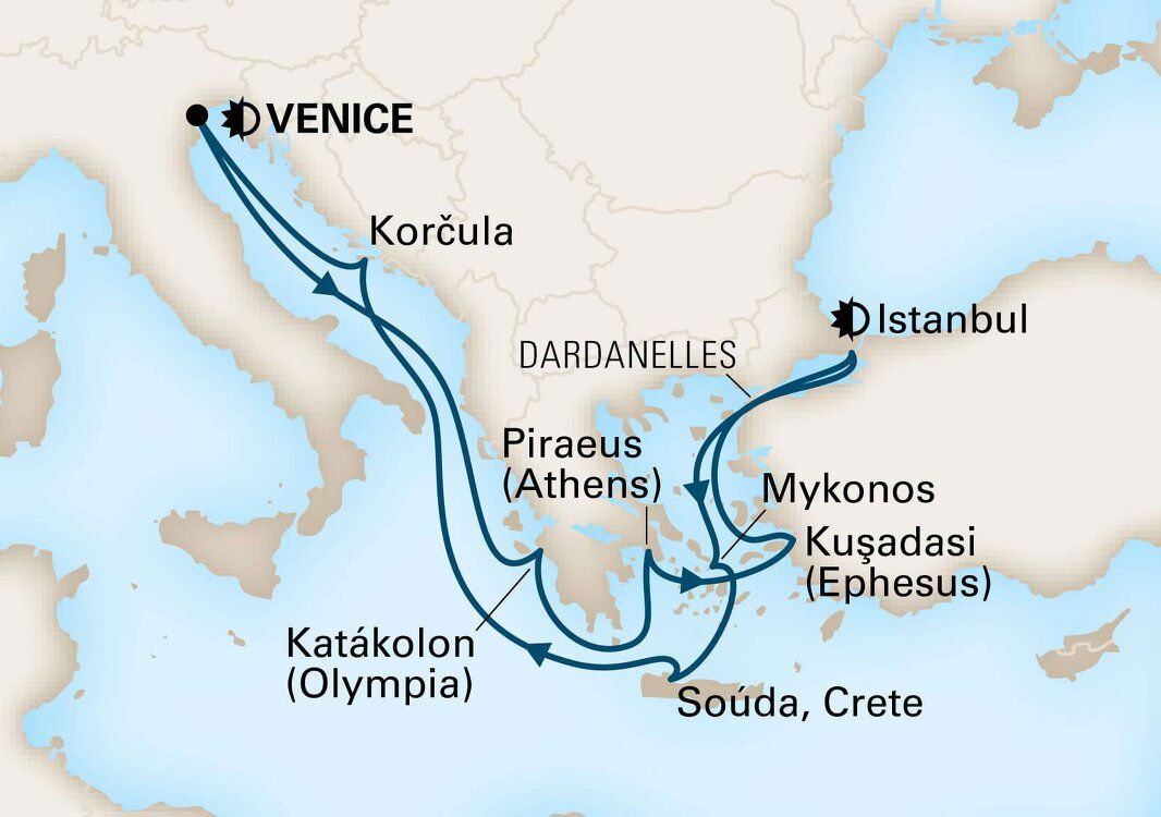 Mediterranean Empires Holland America (12 Night Roundtrip Cruise from Mediterranean Empires Holland America (12 Night Roundtrip Cruise from