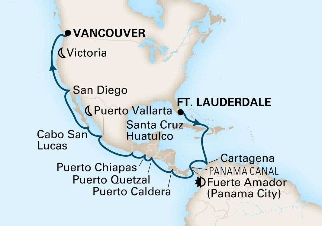 holland america cruise fort lauderdale to vancouver