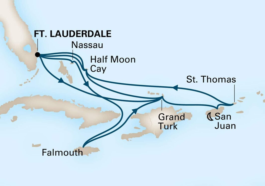 Eastern / Western Caribbean Holland America (14 Night Roundtrip