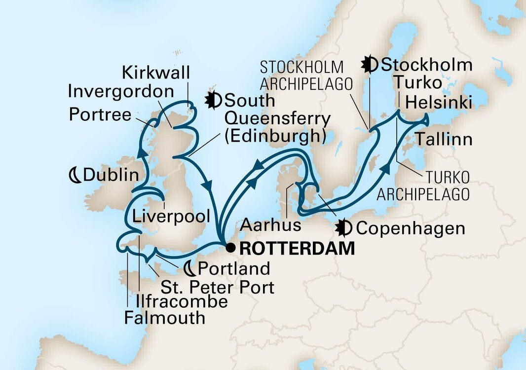 Baltic & British Isles Explorer Holland America (27 Night Roundtrip