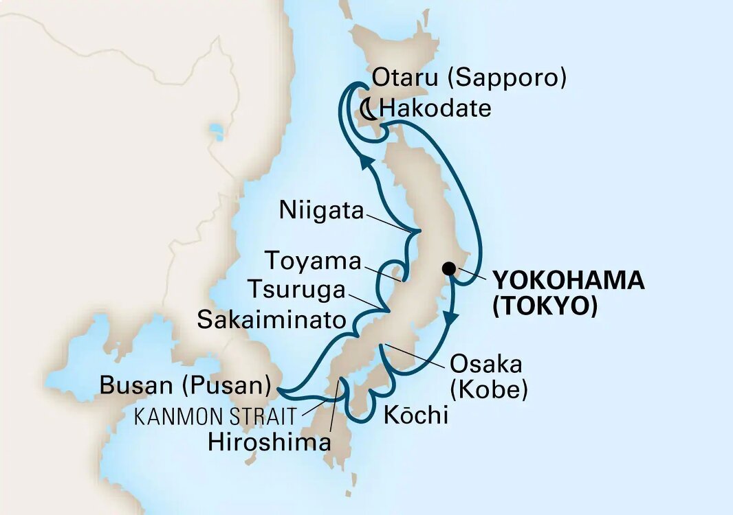 Japan Explorer Holland America (13 Night Roundtrip Cruise from Tokyo)
