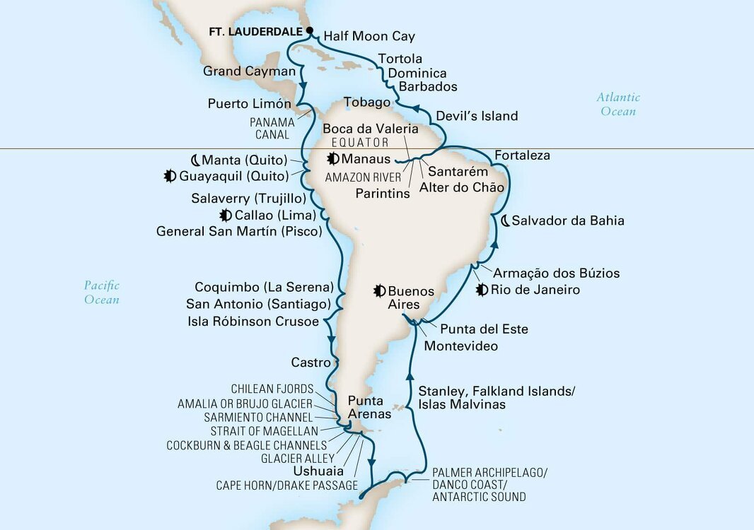 South America And Antarctica Cruises 2025
