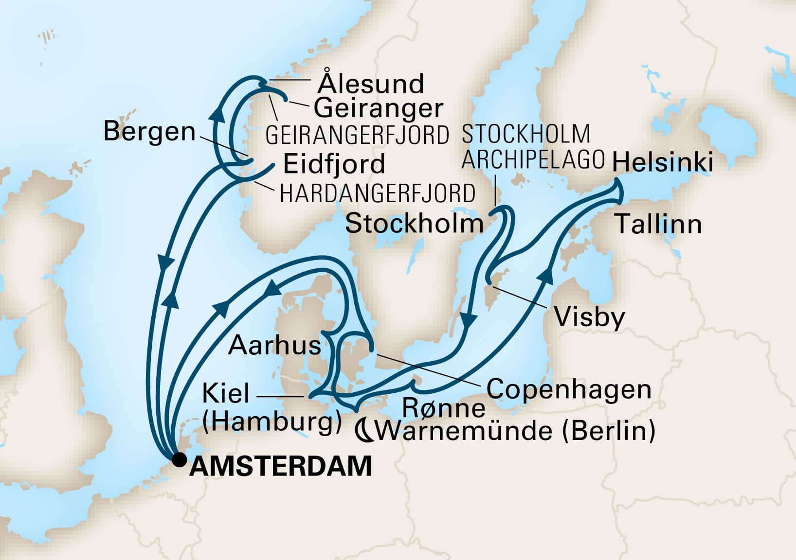 Baltic Jewels & Norse Legends - Holland America (20 Night Roundtrip