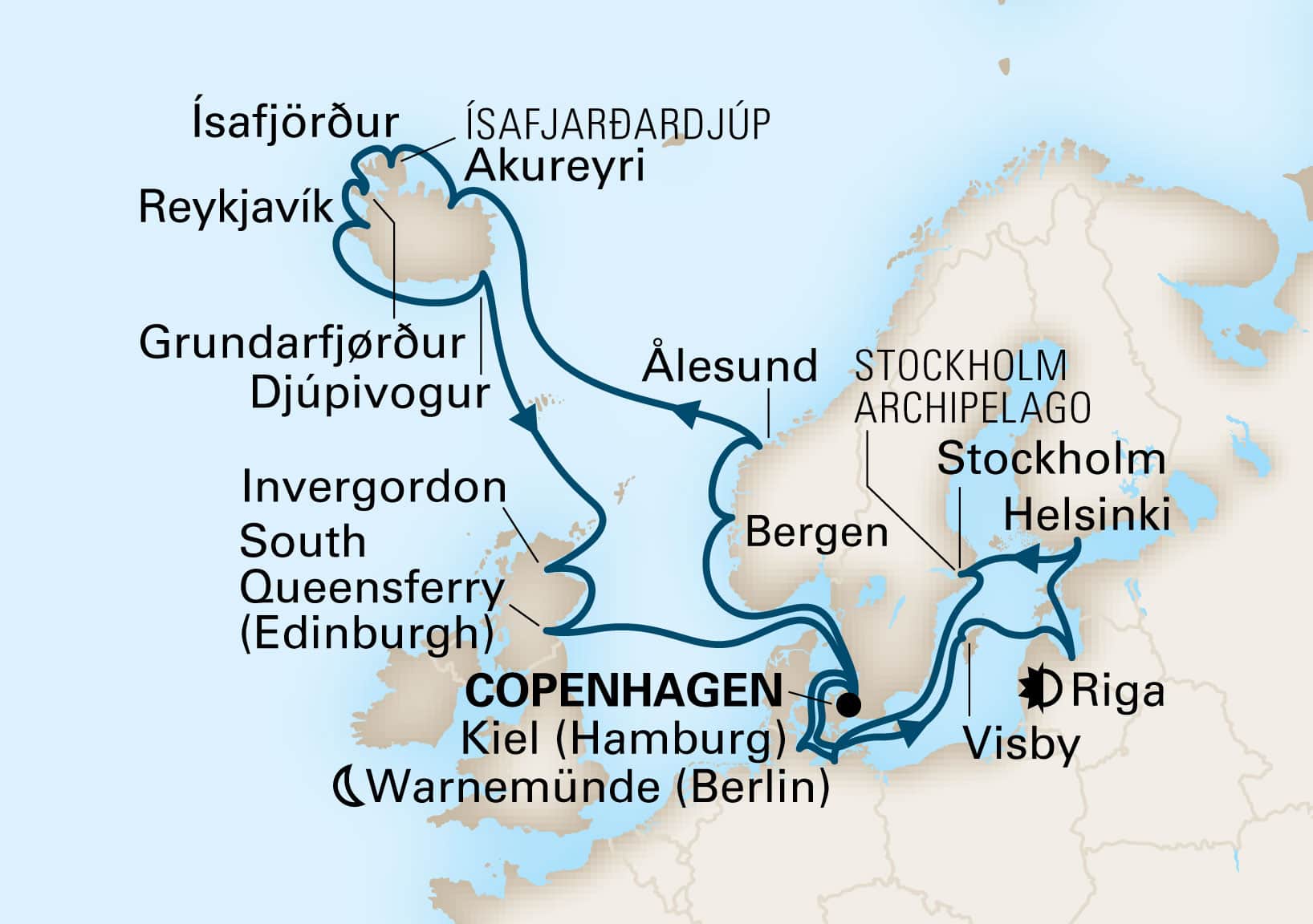 Northern Isles & Baltic Jewels - Holland America (24 Night Roundtrip