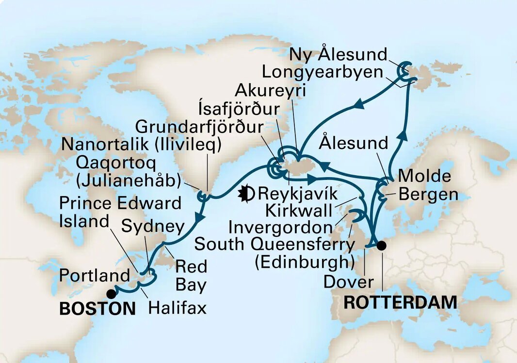 Spitsbergen, Icelandic Fjords & Viking Passage Holland America (41