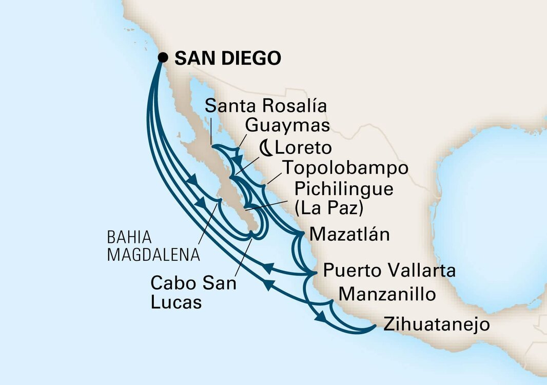 Historical Baja Peninsula & Sea Of Cortez Holiday Holland America (24