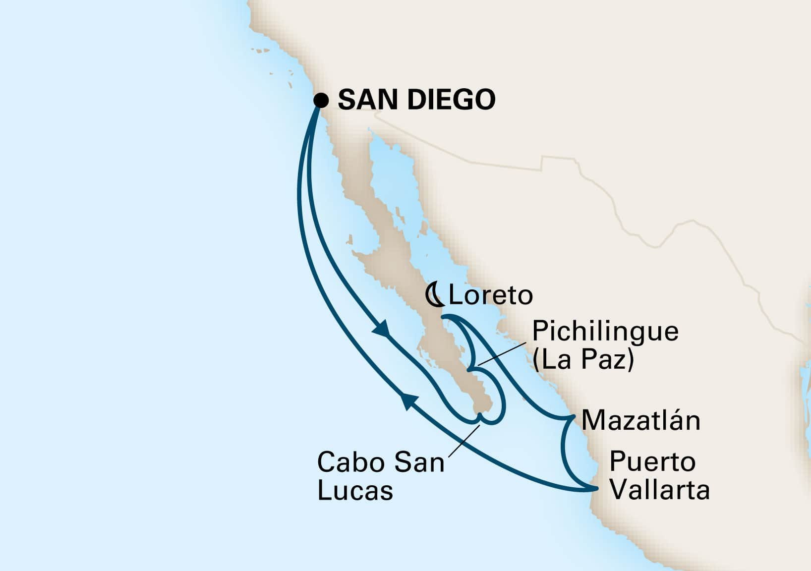 Mexican Riviera Sea Of Cortez Holland America 10 Night Roundtrip   80086 