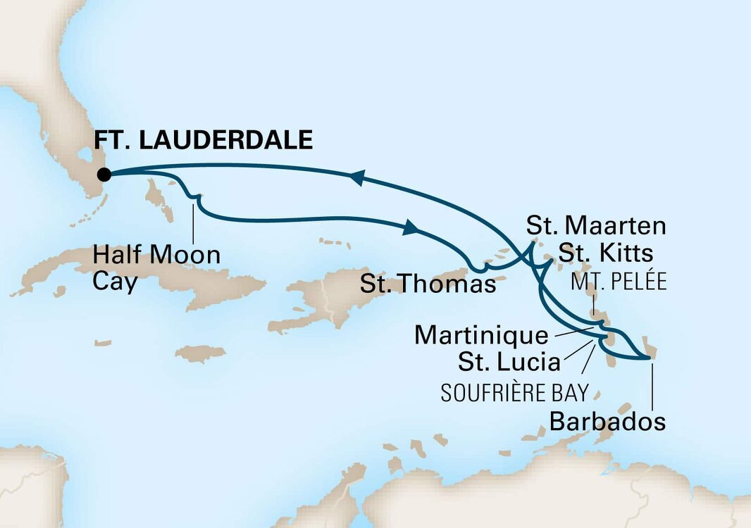 southern caribbean cruise holland america