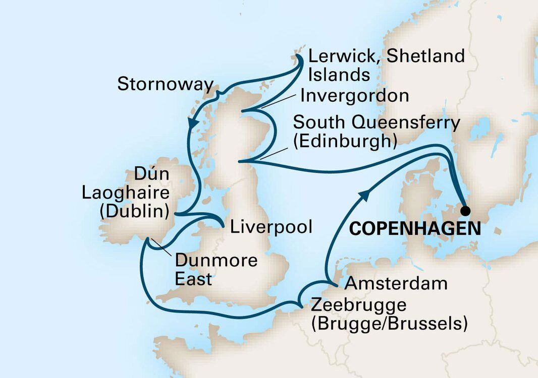 Britain, Scotland & Ireland - Holland America (14 Night Roundtrip ...