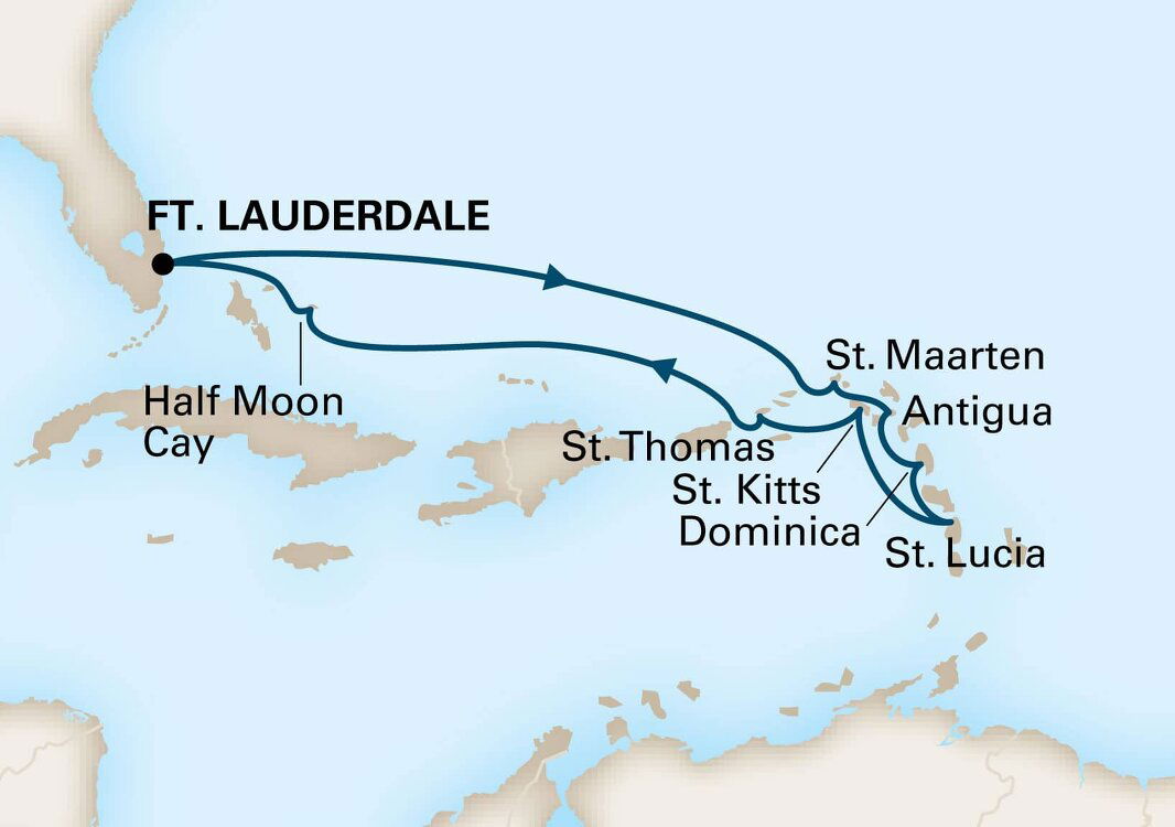 Southern Caribbean Wayfarer Holland America (11 Night Roundtrip