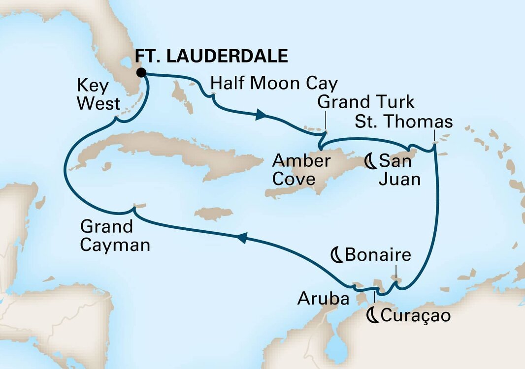 holland america 14 day caribbean cruise