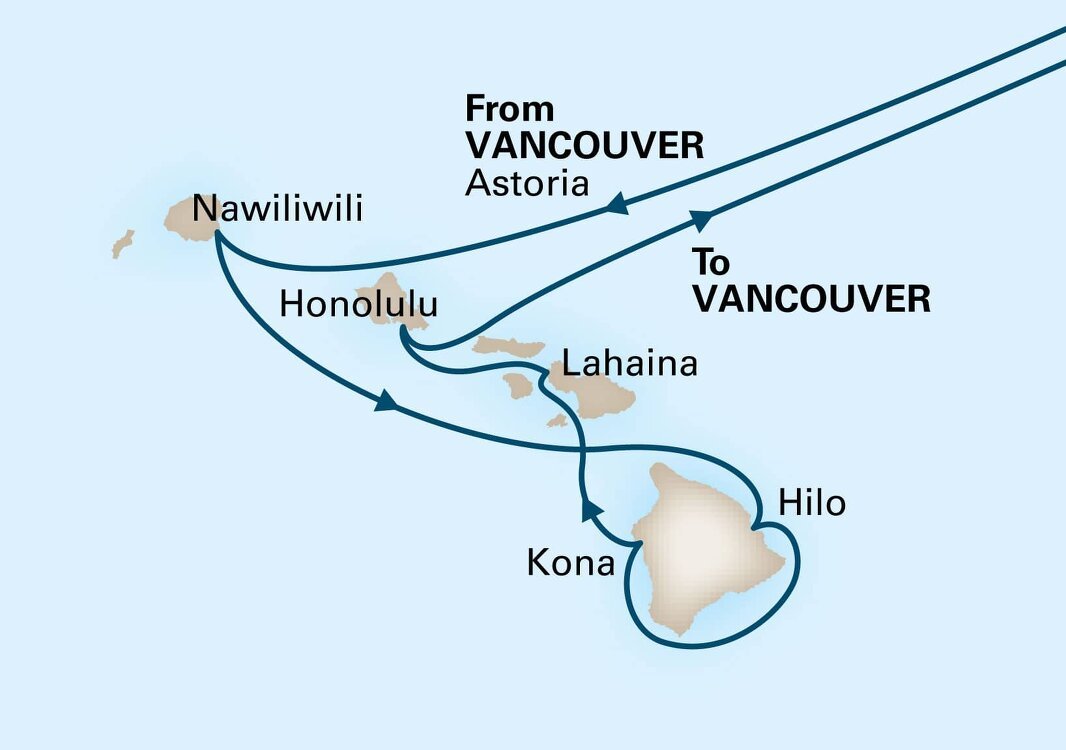 Circle Hawaii Holland America (17 Night Roundtrip Cruise from Vancouver)