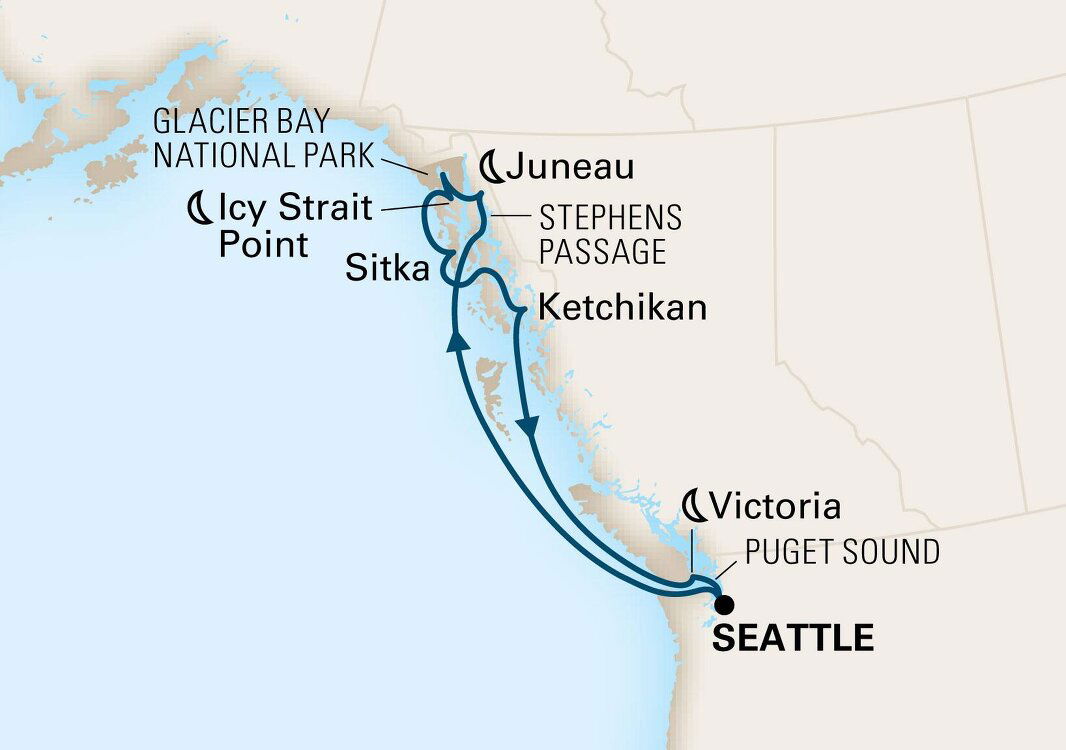 Alaskan Explorer - Holland America (7 Night Roundtrip Cruise from Seattle)