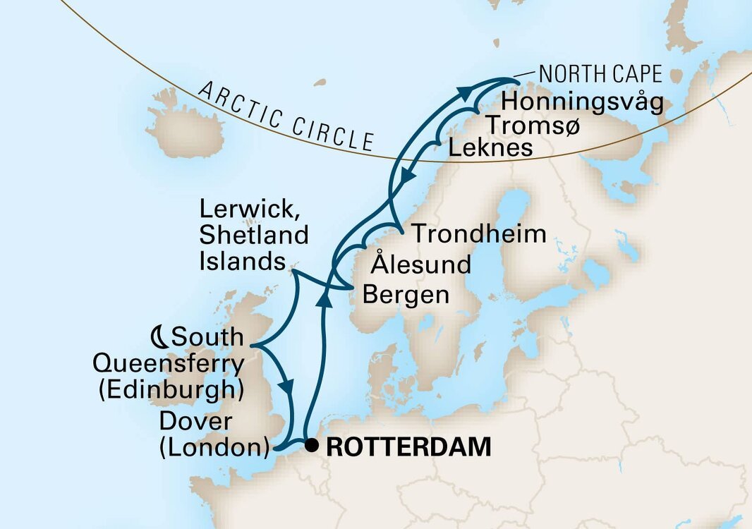 Arctic Circle Crossing: Edinburgh Evening Stay - Holland America (14 ...