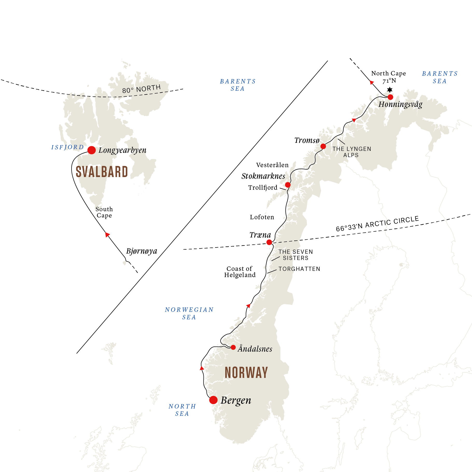 The Svalbard Express – Northbound Voyage From Bergen To Svalbard ...