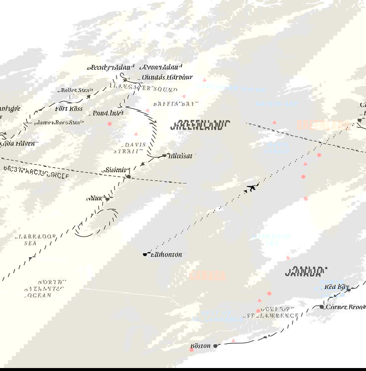 Cambridge Bay To Boston Hurtigruten (20 Night Cruise from Edmonton to