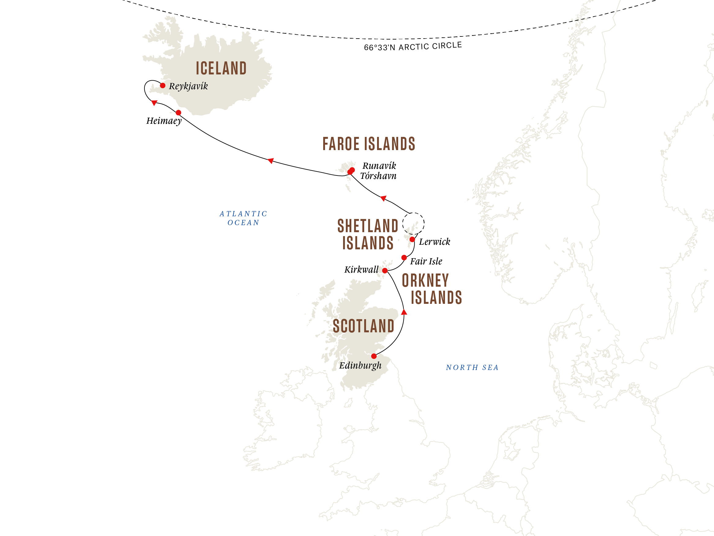 Island Hopping In The North Atlantic - Edinburgh To Reykjavík 