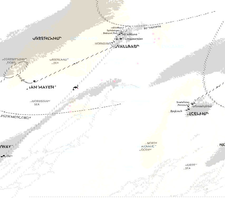 Arctic Islands Discovery Svalbard, Jan Mayen, Greenland And Iceland