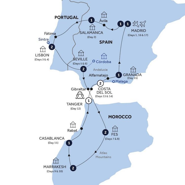 Insight Vacations Spain And Portugal Treasures of Spain, Portugal & Morocco - Insight Vacations (17 Days