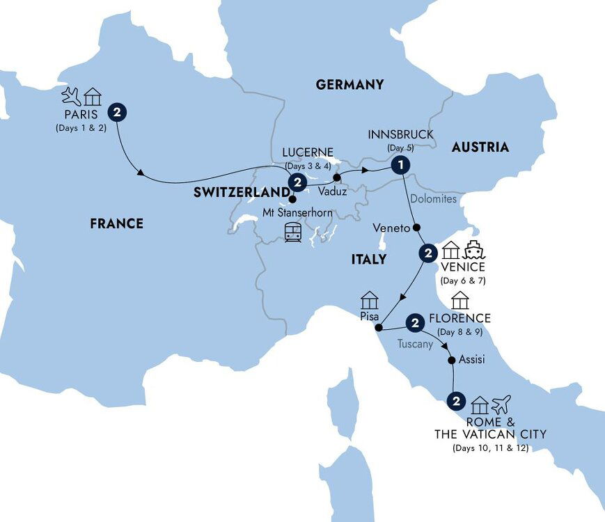 Paris To Rome Distance Road to Rome - Insight Vacations (12 Days From Paris to Rome)