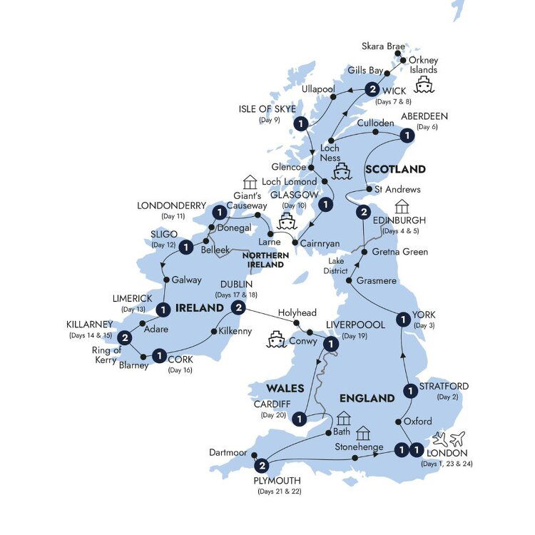 Britain & Ireland Discovery - Insight Vacations (24 Days From London to ...