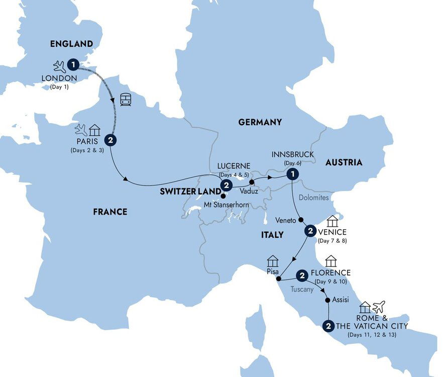 Road to Rome (Small Group) - Insight Vacations (13 Days From London to ...