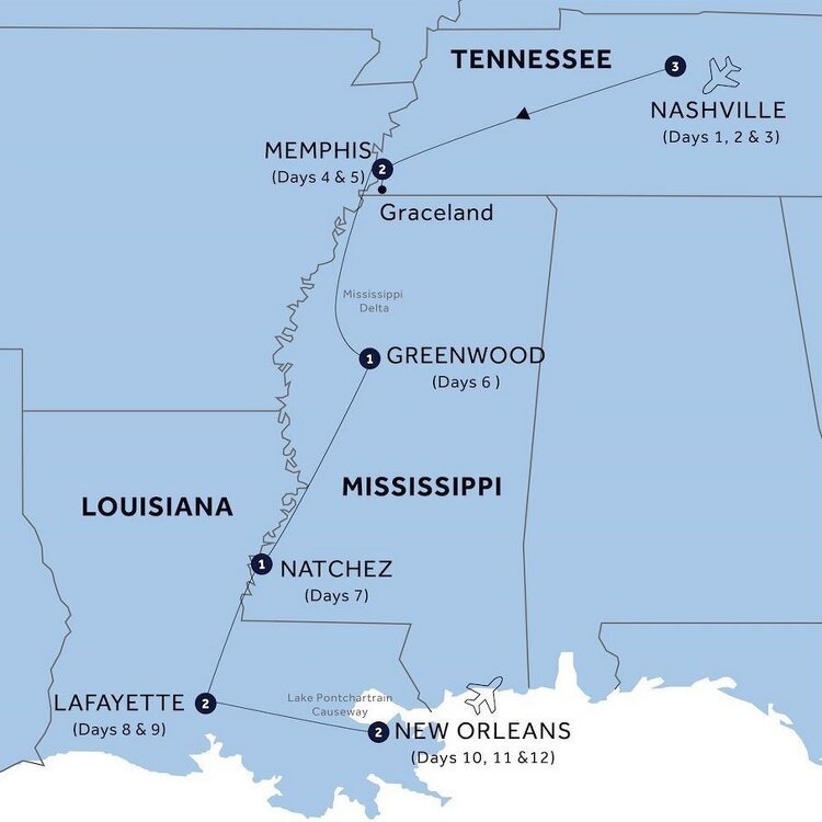 Country Roads of the Deep South - Insight Vacations (12 Days From ...