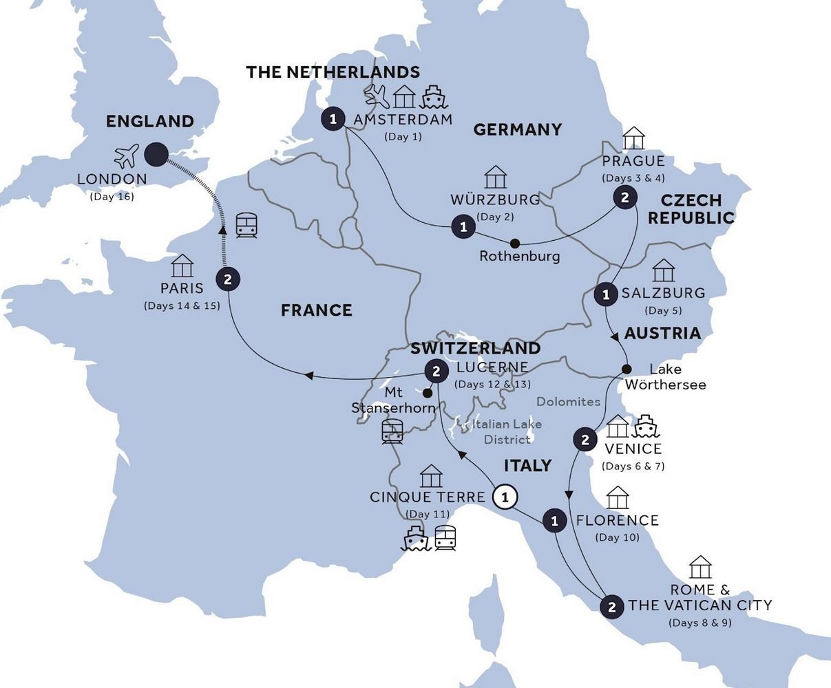 European Discovery - Insight Vacations (16 Days From Amsterdam To London)