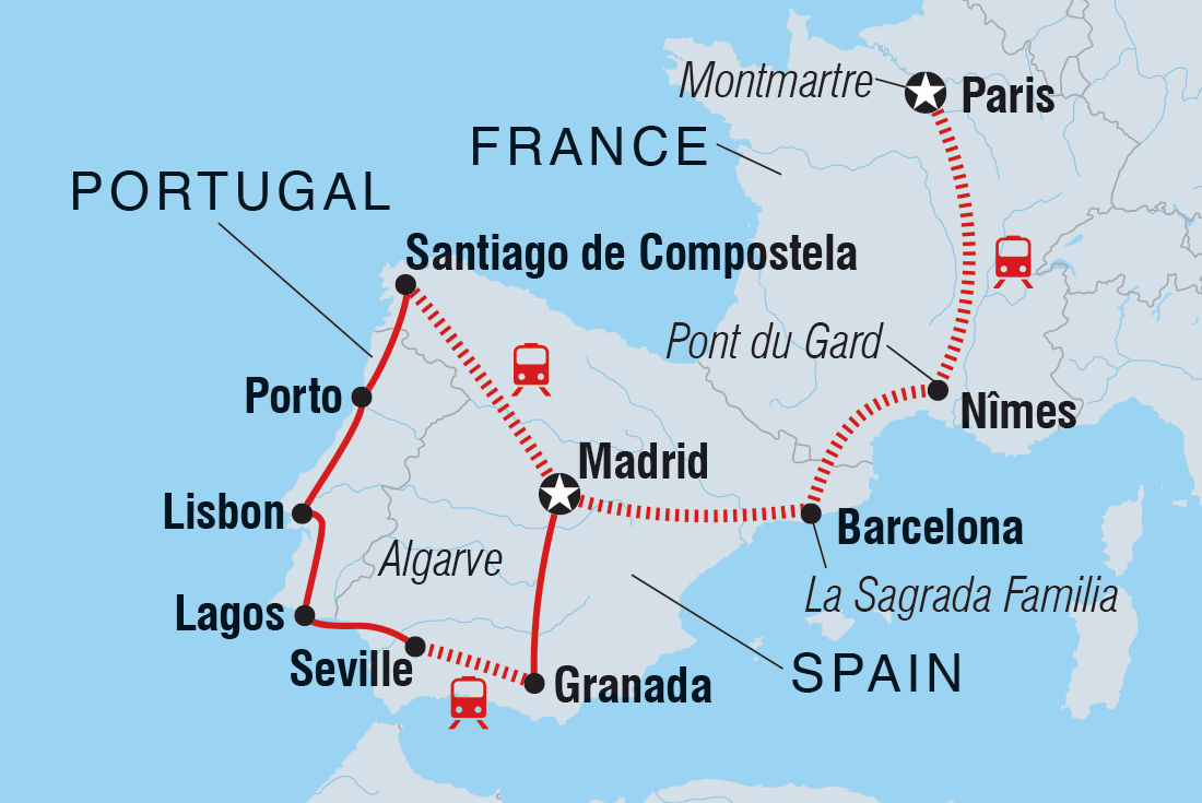 France, Spain & Portugal - Intrepid (22 Days From Paris to Madrid)