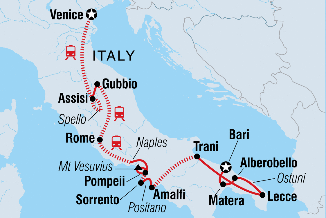 Venice to Southern Italy Intrepid (24 Days From Venice to Bari)