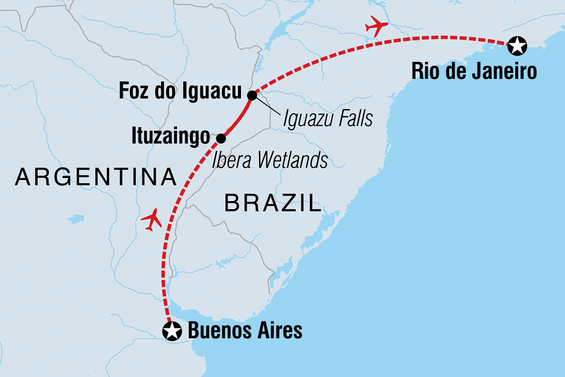 travelling from argentina to brazil