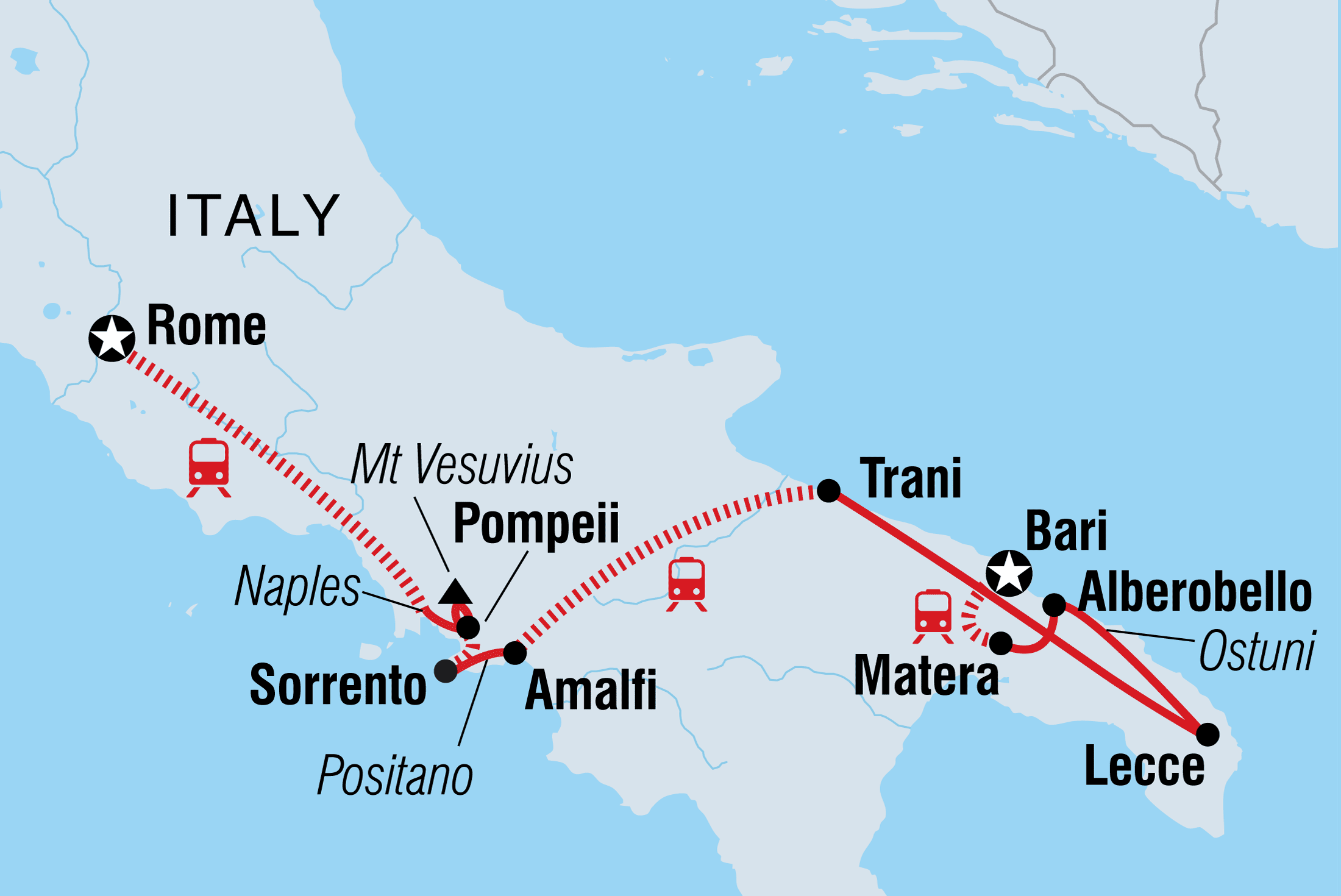 Rome to Southern Italy Intrepid 17 Days From Rome to Bari