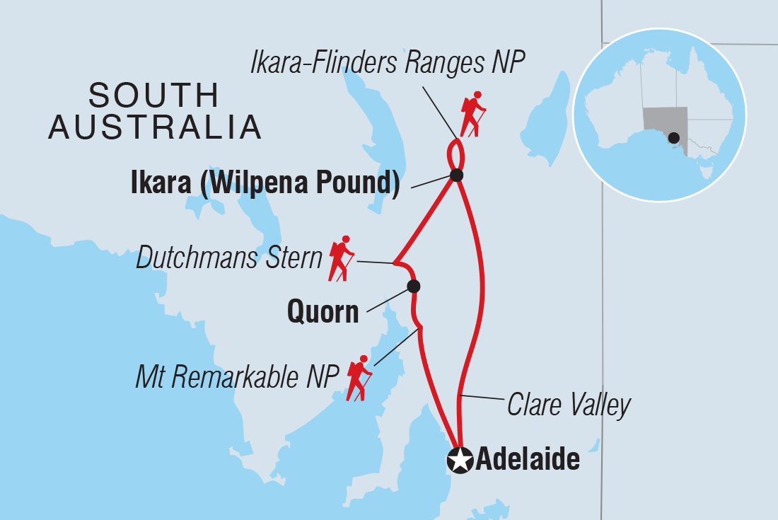Flinders Ranges To Adelaide Walk South Australia's Flinders Ranges - Intrepid (7 Days From Adelaide ...