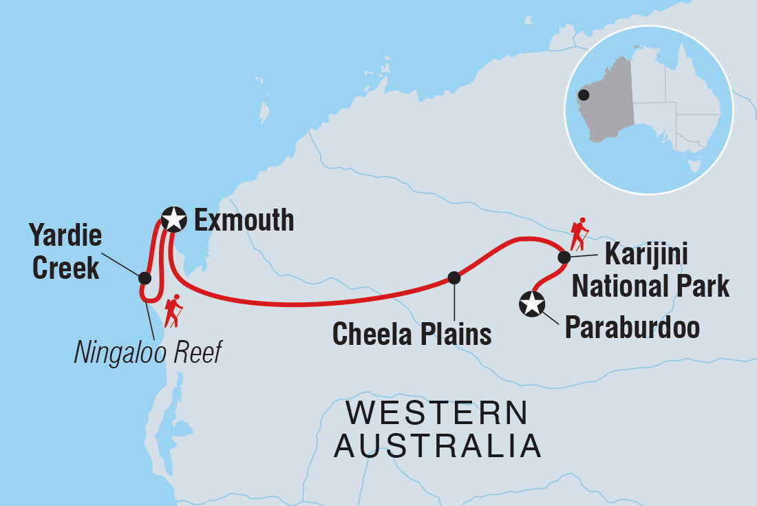 Walk Western Australia's Karijini & Ningaloo Reef - Intrepid (10 Days ...