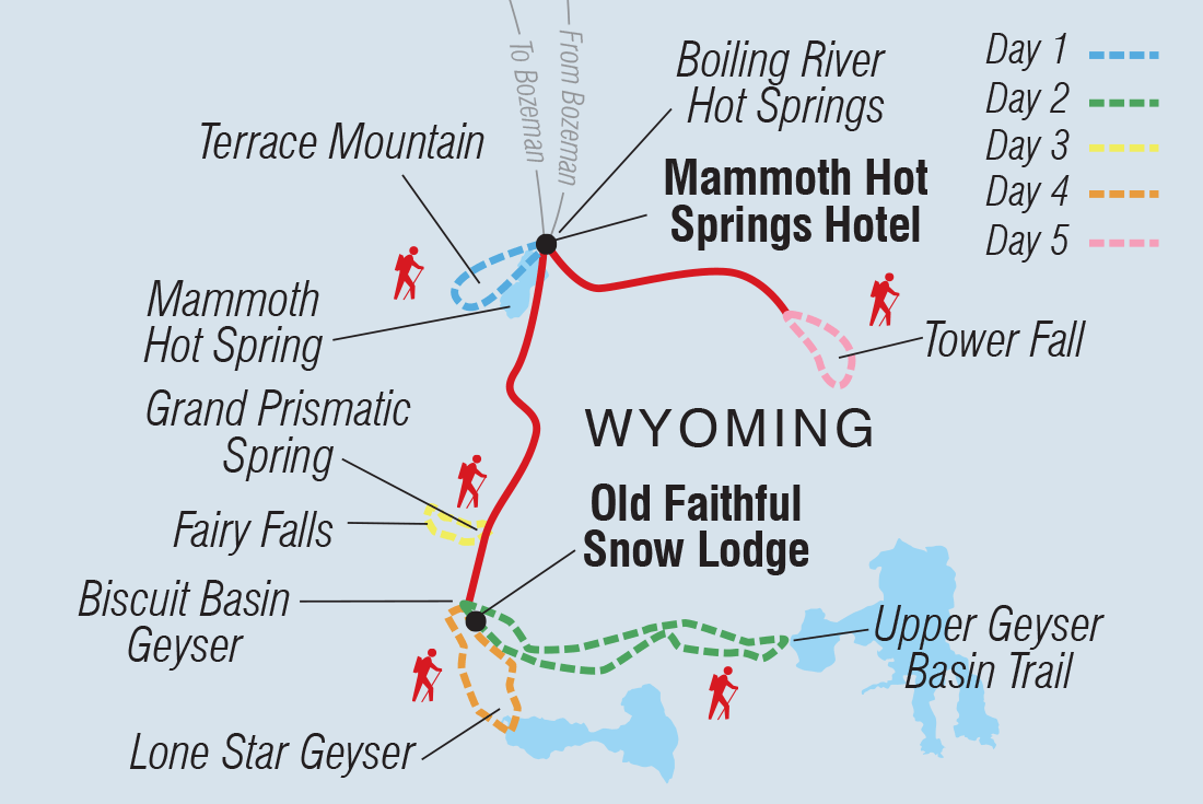Winter Hiking and Snowshoeing in Yellowstone Intrepid (5 Days From Bozeman to Bozeman)