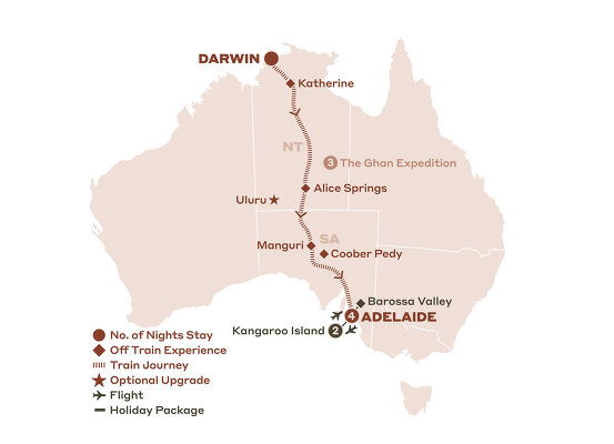 The Ghan - Rail Journeys & Expeditions - 2025 Season