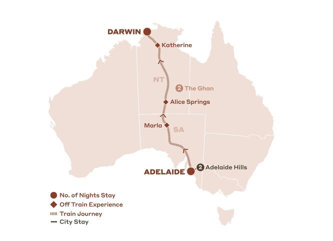 The Ghan - Rail Journeys & Expeditions | 2026-2027 Seasons