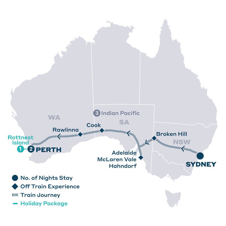 Perth & Rottnest Classic City Stay - Journey Beyond (7 Days From Sydney ...